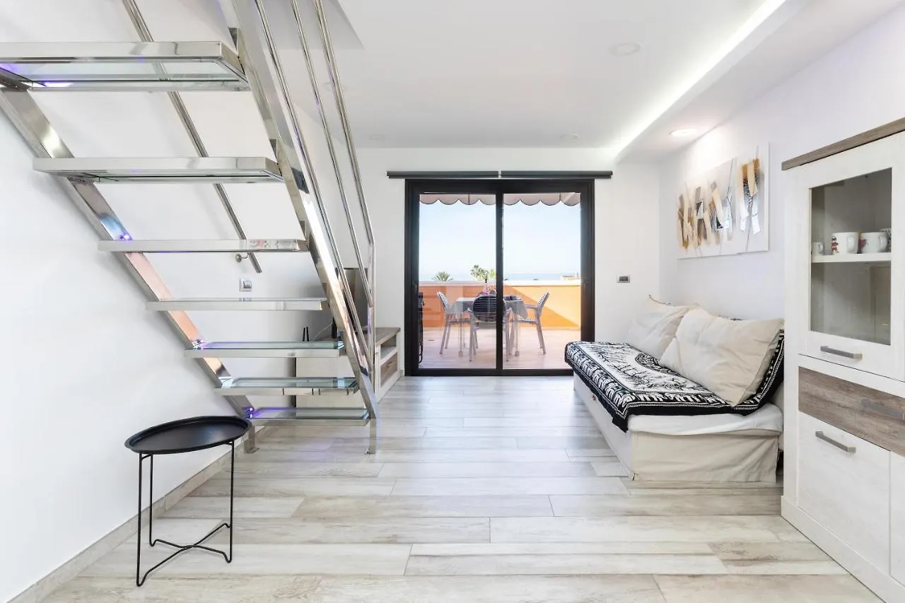 Seaside Haven: Las Vistas Apartment with Pool and Ocean Views Playa de las Americas  Spain