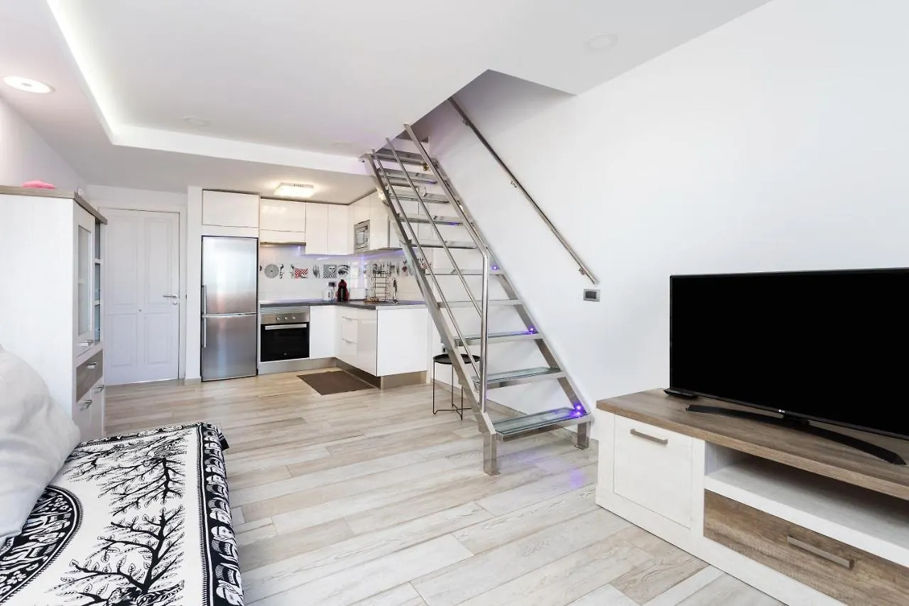Seaside Haven: Las Vistas Apartment with Pool and Ocean Views Playa de las Americas  Spain